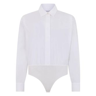 Max Mara Body, female, White, Size: S Cotton bodysuit