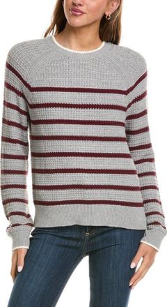 525 america Crewneck Textured Stripe Pullover