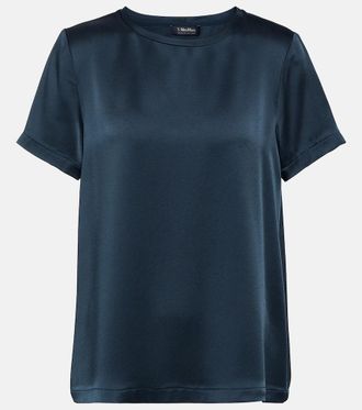 Max Mara Rebecca satin top