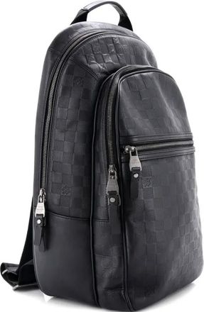 Louis Vuitton Michael NM Damier Infini Leather backpack - Zwart