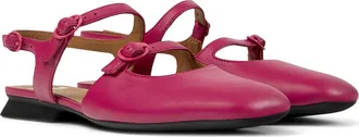Camper Casi Myra Flat in Burgundy at Nordstrom, Size 40
