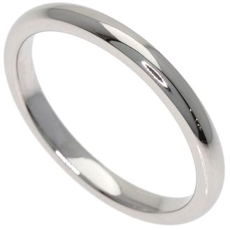 Van Cleef & Arpels Platinum Platinum 950 Band Ring (Pre-Owned)