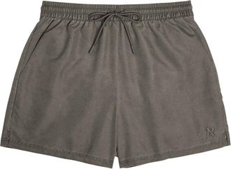 Represent Smart Logo-embroidered Shell Swim Shorts - Charcoal - XL