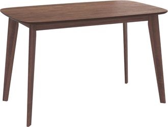 Rendez-Vous Déco Mesa de comedor rectangular en madera oscura, 4 personas - Oman