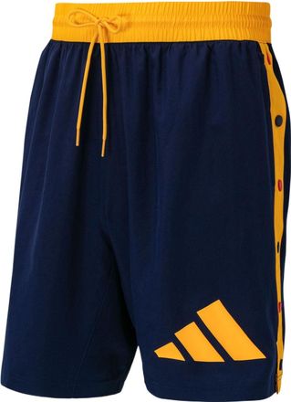 adidas Mens adidas Ee Mcd Short2 Side Lacing Large Logo Basketball Shorts Navy Blue HB0738