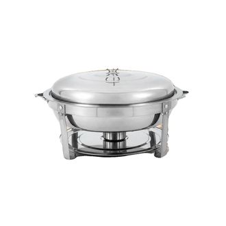 OEM Piatto Da Portata, Capacit&agrave; 9 Litri, Acciaio Inox 410, Montaggio Su Piano, Dimensioni Complessive 59 Cm X 30 Cm, Finitura Lucida