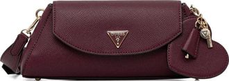 Guess Co Borsa a spalla Bolena mini con logo - Rosso