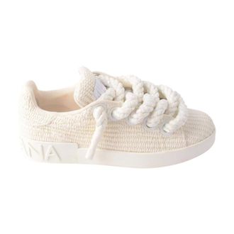 Dolce & Gabbana Women Trainers - female - Dolce & Gabbana - Sneakers - Beige - 6 UK - Shoes