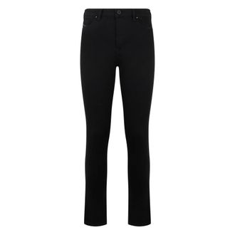 Diesel Skinny Jeans, female, Black, Size: W29 Black elastic jeans are comfortable and versatile