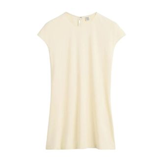Toteme Everyday Top - female - Tot&ecirc;Me - Blouses - Beige - XS - Blouses & Shirts