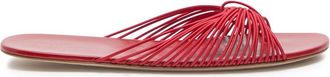 The Row The Row Sara Leather Thong Sliders - Red - 39 (IT39 / UK6)