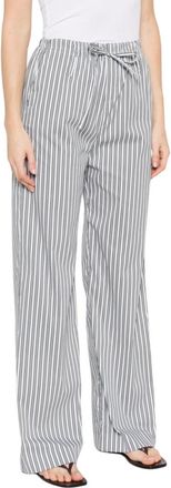 Iro Grey Stripe Drawstring Pant