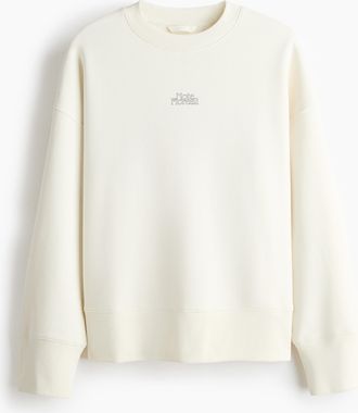 H&M Sweatshirt mit Print - White