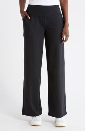 Yogalicious Lux Ventura Wide Waist Leggings in Black at Nordstrom Rack, Size X-Small