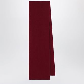 Le Bonnet Scarf in wool and Caregora in Wine