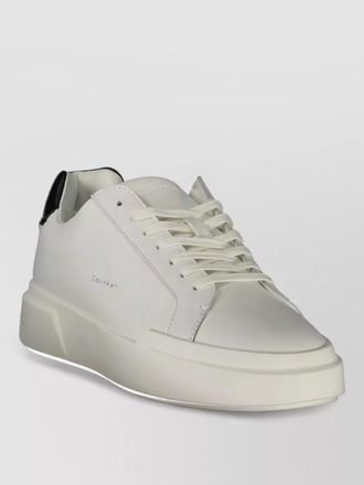 Calvin Klein leather low-top sneakers