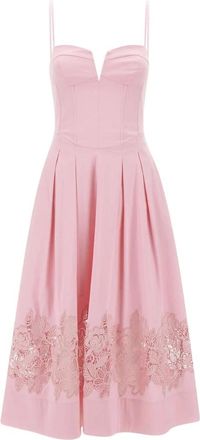 Rebecca Vallance Dames, Jurken, Roze, Maat: 2XS Katoen