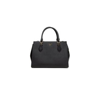 Michael Kors Marilyn Large Satchel - Dames - Tassen - Zwart - Maat: ONE Size Katoen