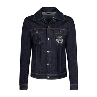 Dolce & Gabbana Hombre, Chaquetas, Azul, Talla: L