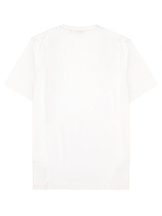 HUGO BOSS Logo-Print Cotton T-Shirt - White
