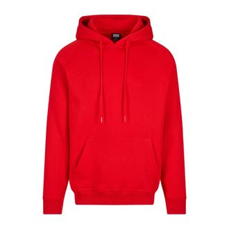 Urban Classics Heren Blanco Hoodie (Rood)