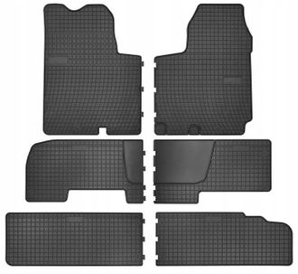 OEM Tappetini In Gomma Per Renault Trafic 2 2001-2014, 3 File, 9 Posti