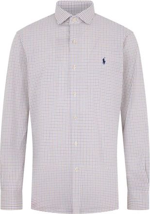 Polo Ralph Lauren Klassiek Passend Geruit Poplin Overhemd - Heren - Zakelijke Overhemden - Veelkleurig - L - Katoen - Overhemden