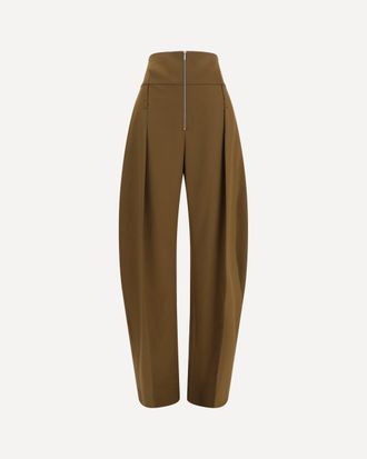Ferragamo Pantaloni a palloncino ampi con zip Woman 40