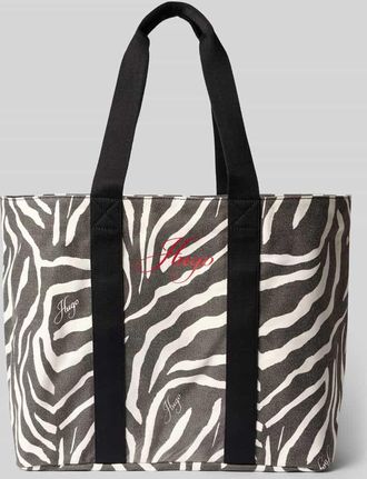 HUGO BOSS Shopper aus reiner Baumwolle Modell BECKY ZE_TOTE in Black, Gr&ouml;&szlig;e 1