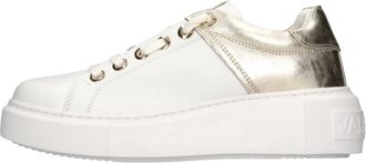 Mario Valentino Leren Sneakers - Dames - Sneakers - Wit - 37 EU - Leer - Schoenen