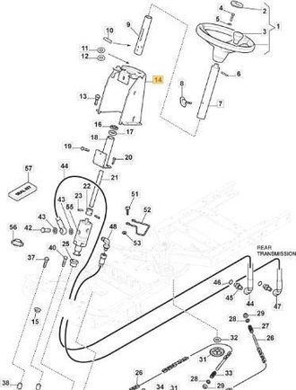 STIGA Sports Soporte Columna De Direcci&oacute;n Pc Amarillo Stiga Original Stiga - 387785241/0