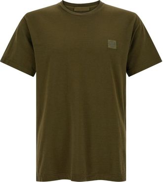 Stone Island Green Solid Crew Neck T-Shirt