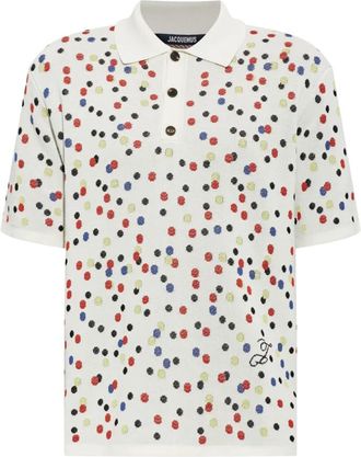 Jacquemus Confettis Patroon Polo - Heren - Polos - Beige - S - Tops