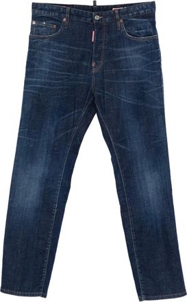 Dsquared2 Jeans con bottoni - Blu