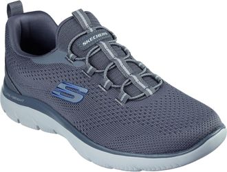 Skechers Summits Tallo Textiel Heren Sneakers Charcoal