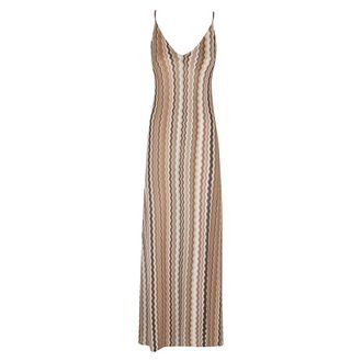 MC2 Saint Barth Dames, Jurken, Bruin, Maat: L Viscose