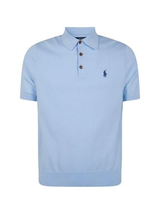 Ralph Lauren Short Sleeves Knit Polo Neck Sweater