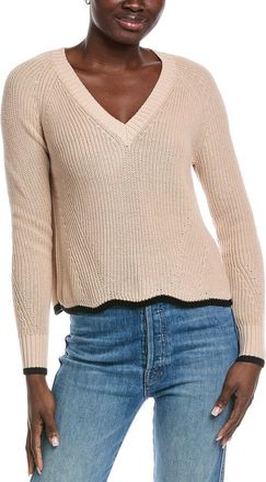 Autumn Cashmere Scallop Shaker Sweater
