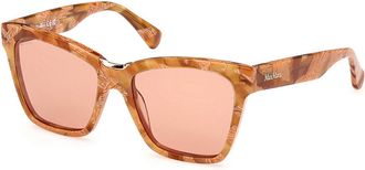 Max Mara MM0089 SPARK3 56E Womens Sunglasses Tortoiseshell Size 53