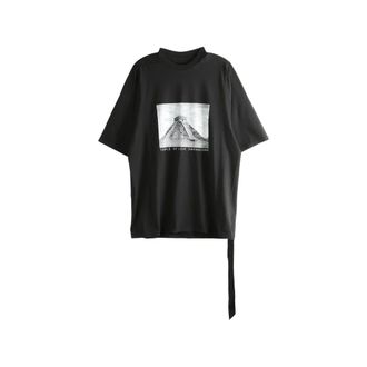 Rick Owens T-Shirts, male, Black, Size: M Print-detail Short-sleeve T-shirt