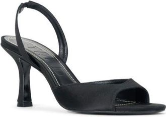 Staud Brigitte Slingback Slide Sandal in Black at Nordstrom, Size 10.5Us