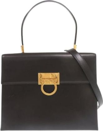 Ferragamo Pre-owned Handbags, female, Black, Size: ONE SIZE Pre-owned Satchel