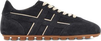 Hogan H693 sneakers - women - Rubber/Calf Suede/Calf Leather - 35.5 - Blue