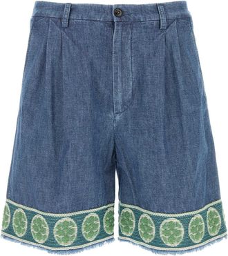 Valentino Garavani Denim Bermuda Shorts