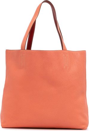 Herm&egrave;s Pre-owned Womens Leather Tote Bag - Coral - One Size