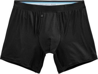 Mack Weldon SILVER HD Micromodal Boxer Briefs in True Black at Nordstrom, Size X-Large