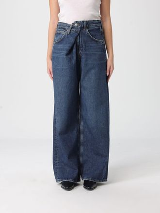 A Gold E Jeans wide-leg Agolde in denim di cotone