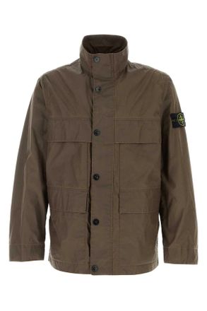Stone Island Mud Polyester Blend Jacket