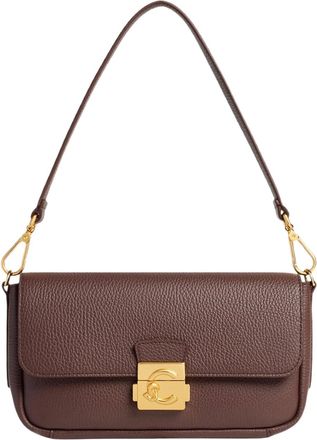 Coccinelle Medium C-Me Lock Grainy Leather Shoulder Bag