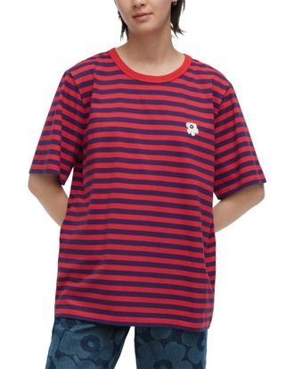 Marimekko Tasaraita Unikko Kioski T-Shirt